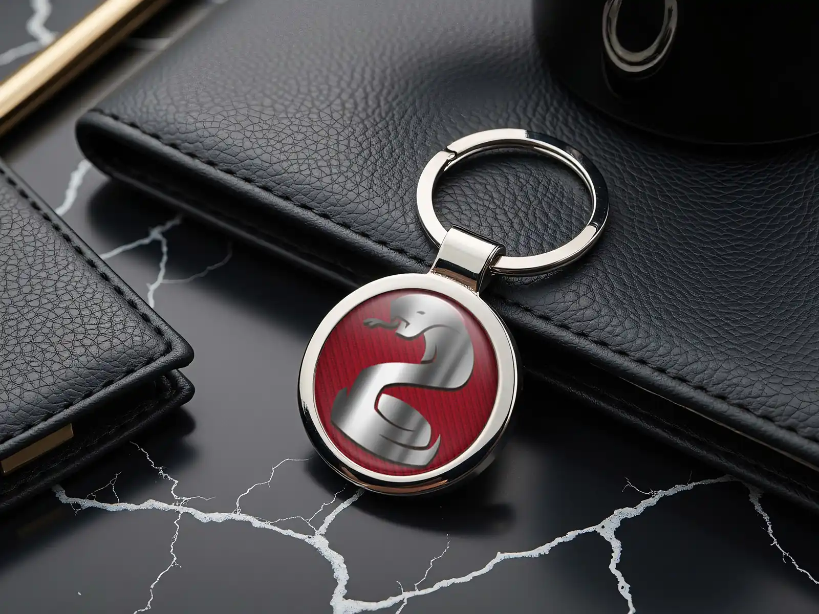 Stilvolle Schlüsselbänder Metall-Luxusedition